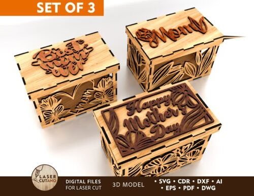 Cajas De Regalo Para El Dia De La Madre Creativo Digital